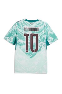 Portugali Bernardo Silva #10 Jalkapallovaatteet Vieraspaita MM-kisat 2026 Lyhythihainen